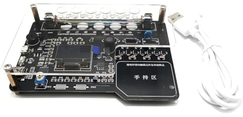 Hanabitx Kit contatore Geiger fai da te Modulo Assemblato Rivelatore di Radiazioni Nucleari X Raggi di Rilevamento OLED Display Tester di Radiazioni Facile da installare