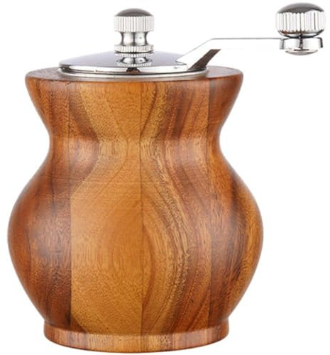 Moulin À Sel À Poivre Moulin À Poivre en Bois À Manivelle Moulin De Style Vase Broyeur À Noyau en Céramique Réglable Broyeurs pour Utilisation en Cuisine