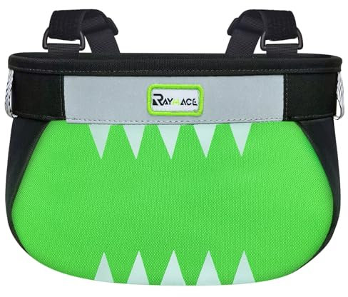 RAYMACE Kids Bike Basket,Children's Bike Basket Front,Waterproof Bicycle Basket Handlebar Bag for Girls,Boys Toddlers Bike or Scooter Accessories