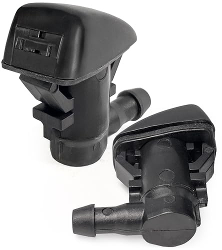 Click&Fit Ugelli lavavetri per Ford Fiesta 2011-2022, Ford Transit 2015-2022, Ford F250 F350 F450 F550, Ford Ecosport; riparazione spruzzatori tergicristallo; ricambi OE: BE8Z-17603-A (2-JETS)