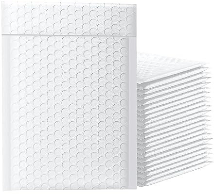 Luftpolsterumschläge, Verpackungsbeutel, Luftpolsterfolie, 50 Stück, for Verpacken von Luftpolsterumschlägen, gepolsterte Verpackungsumschläge, lila/rosa/grün/gelb/schwarz/weiß, Luftpolstertaschen, Ve