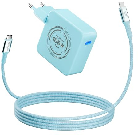 Cargador 100W USB C Rápido para MacBook Air/Pro, ASUS, HP, Lenovo, DELL, iPhone 16 15 14, iPad Pro, Tablet, Galaxy S24 S23 Ultra etc, con 2M USB C Cable
