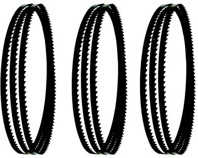 SFQEVHRZ Bandsägeblatt， 3 Stück 2240 mm 6,35 * 10 mm Breite 3 4 6 10 14TPI for Holzbearbeitungswerkzeuge Zubehör Holzschneiden 88(2240x6.35x0.35 6t)