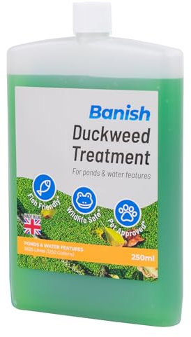 Pisces Banish Duckweed Pond Water Treatment 250ml Weed Control Buster Fish Algae Clear