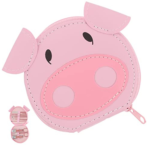 WRITWAA Nagelknipser Nagelschere Und Cartoon-etui Für Finger Und Zehennägel Inklusive Maniküre-tools Und Pediküre-werkzeugen Für Alltag Und Unterwegs