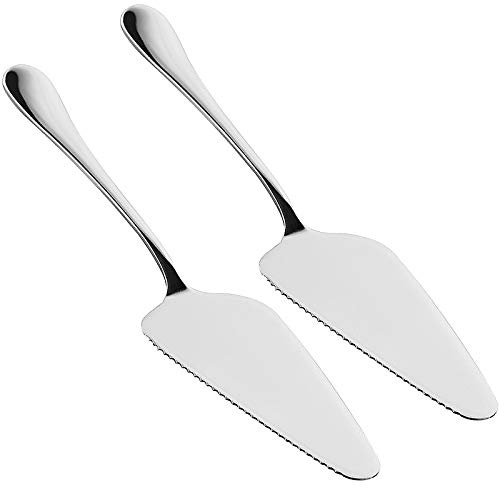 2er Set Tortenheber Edelstahl 304 | Kuchenschneider & Servierer spülmaschinenfest | Für Hochzeiten, Cafés, Profi-Küchen