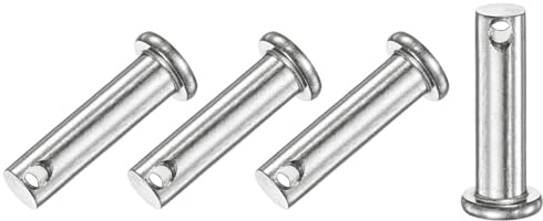 M METERXITY 4er-Pack Einloch Bolzen M8 x 35mm Flachkopf Bolzen Gelenkbolzen