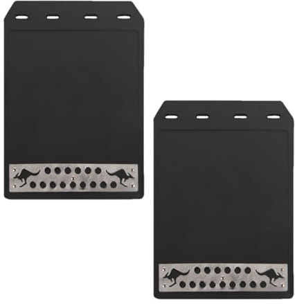 Juego de 2 guardabarros para camión trasero, resistentes al calor y flexibles, para camioneta, remolque, guardabarros resistentes para ruedas, protección de carrocería de vehículo, kit de accesorios