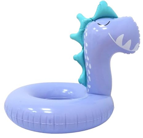 JIEBWCHA Baby Float – Aufblasbarer Ring für Kinder | Rettungsring für Kinder mit Tieren Hirsch Dinosaurier für Pool