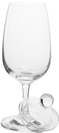 Alipis Bicchiere da Vino Stelo Vetro Bicchieri da Degustazione di Whisky con Coperchio per Aroma da Bicchieri per Feste e Riunioni Private