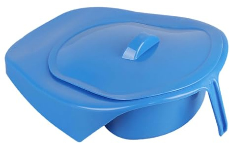 MagiDeal Bassin de lit pour femmes âgées, toilettes lisses, confortables, faciles à nettoyer, grand bassin de lit robuste pour les soins à domicile, dispositif