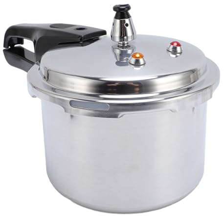 HEEPDD Fast Cooking Pot, Aluminum Alloy Pressure Cooker with Easy Locking Mechanism for Gas Stove Induction Cooking and Large Family Meals (18CM/3L)