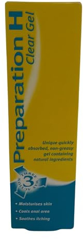 Clear Gel, 25g, Fast-Acting Cooling Relief for Haemorrhoids & Piles, Smooths Itching, Reduces Painful Swelling, Non-Greasy Formula with Witch Hazel, Aloe Vera and Vitamin E