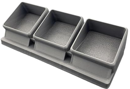 Hellery Contenitore per Bottiglie di Colla, Contenitore per Bottiglie di Colla per Vernice, Accessori per Modellismo, Materiale PP, Adatto per Laboratori Crea, Tripli slot