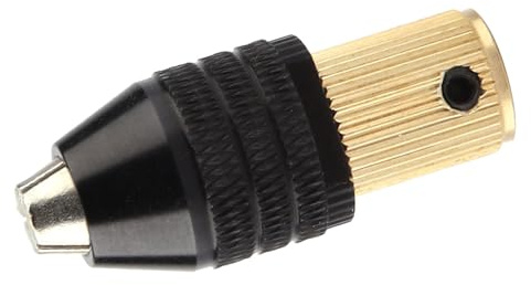 Akozon Mini Taladro Eléctrico, Herramienta de Autoapriete de Mandril en Miniatura para Diámetro de Vástago de 0,3-3,4 Mm, Ideal para Taladrar, Pulir y Esmerilar Accesorios (Apertura,17 mm.)