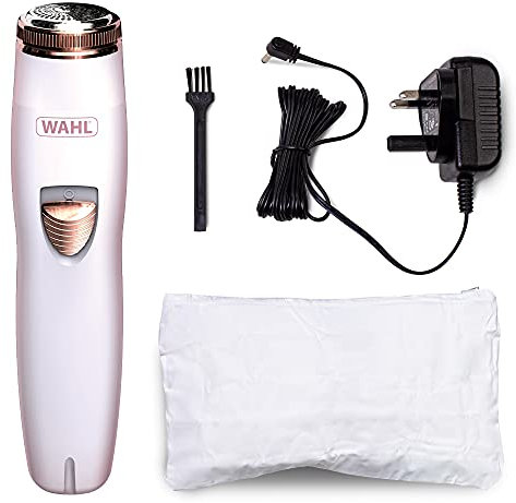 Wahl Facial Hair Remover, Face Hair Removal for Women, Upper Lip, Cheek and Chin Hair Remover, Rotary Shaver, Remove Peach Fuzz, Painless Hair Removal, Rechargeable Trimmer