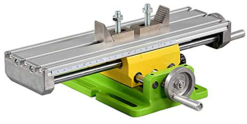 aleto Mini Bench Drill Adjustment MultifunctionWorktable Milling Working Cross Table Milling Machine Compound Drilling Slide Table for Bench Drill Adjustment X-Y