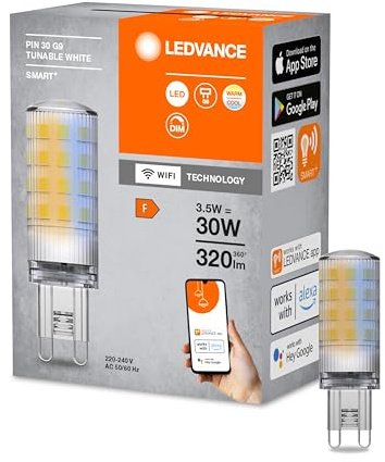 LEDVANCE SMART WIFI PIN 3,5W, Warm White, 2700 K, 230V Tunable White