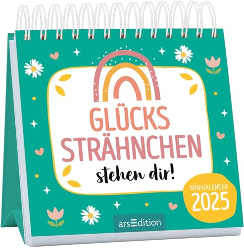 Mini-Monatskalender Glückssträhnchen stehen dir! 2025: Zauberhafter Monatskalender im Miniformat für ein Jahr voll Glück