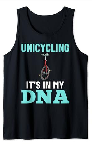 Einrad Fahrrad Lustiges Training Lernen Radfahren Tank Top