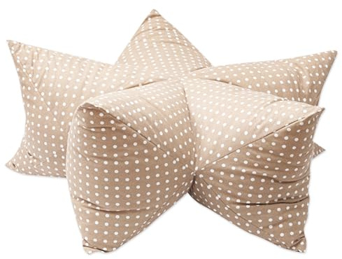 Aumüller Sternenkissen Dots Beige - 85 cm - Liegekissen für Hunde und Katzen