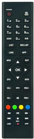 Telecomando di Ricambio Adatto Per Tivusat Digiquest 6996 HD PVR | 6996-HD-PVR ,6996HDPVR HD Decoder