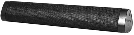 Plyisty Barra de Sonido Bluetooth, Altavoz Inalámbrico con Subwoofer Incorporado, Barra de Sonido para PC Doméstica de 17 Pulgadas, Tiempo de Reproducción Prolongado, Control de Botones