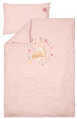 Little Dutch Bettwäsche Kinderbettwäsche für Kinder (100x140 cm + 40x60 cm) Fairy Blossom rosa - Fairy Garden