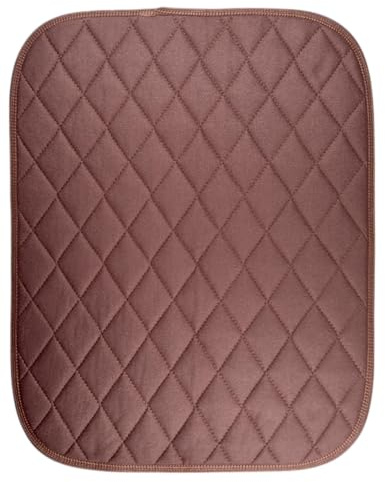 Inkontinenz-Sitzauflage von FabaCare mit wasserdichten Unterseite, 4-lagig, hohe Saugkraft, waschbar bis 95°C, formstabil, 50x40 cm, Farbe: braun
