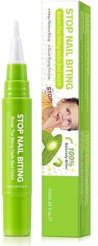 Smetti Di Mangiare Le Unghie Per Ragazzi - Penna a 7ml per Prevenire Mangiarsi le Unghie | Soluzione Amara per Abitudini Orali Protezione Naturale per Viaggi Casa Ufficio Bambini Ragazzi Adulti