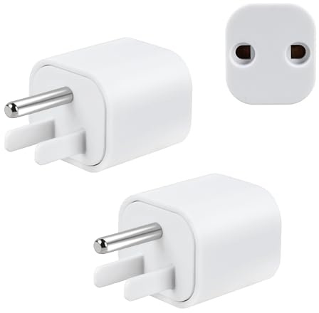 Grounding Plug Adapter, Grounding Adapter Splitter Universal TypeB Wall Outlets, Suitable for Grounding Mat, Earthing Sheet and Pillow Case
