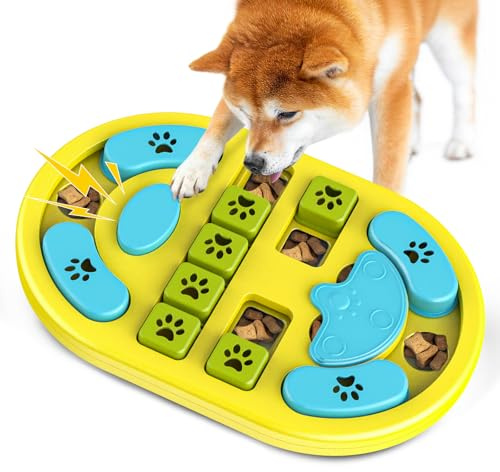 Blanlody Juguete Interactivo Perro Juguete Perro Interactivo para Tedioso | Juegos Interactivos para Perros Aumentar El Ci Juego Inteligencia Perros Apto para Cualquier Raza Puzzle Perrito De Regalo