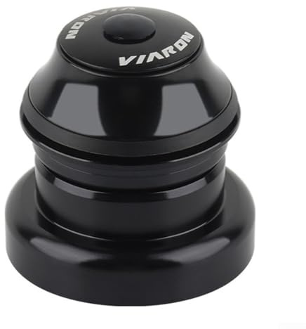 Set di sterzo esterno per bicicletta in lega di alluminio, 44 x 44 x 39,8 mm, adatto per telaio dritto con forcella conica, testiera leggera con cuscinetto a sfera di sterzo preciso per mountain bike