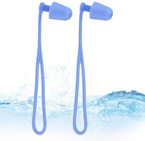 Tappi per le orecchie da nuoto, 2 pezzi, impermeabili, antiscivolo, protezione 'udito, da nuoto, unisex, bambini, casa, dormire, doccia, all'aperto, immersioni e kayak