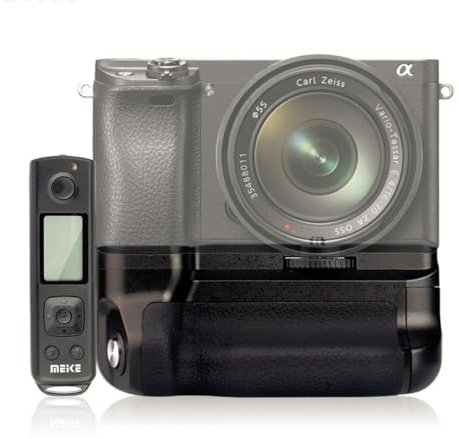 Meike Battery Grip for Sony Alpha A6500 with Wireless Timer Remote Control MK-A6500 Pro Battery Grip Perfect for Portrait Format
