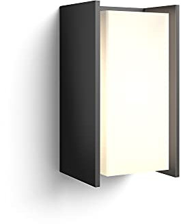 Philips Hue Turaco White LED Smart Outdoor Wall Light, Works with Alexa, Google Assistant and Apple HomeKit