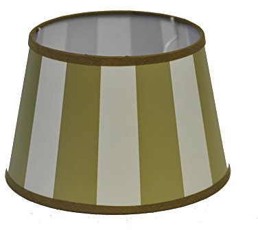 Lampenschirm für Tischleuchte in Rund Streifen Beige TL 20-15-13