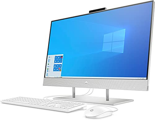 HP 27-dp0022ng (27 Pulgadas/FHD) All-in-One PC (Core i5-1035G1, 8 GB DDR4, 512 GB SSD + 1 TB HDD, Intel UHD, Windows 10 Home) Plata