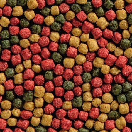 MANGIME PER CARPE KOI PESCI ROSSI PESCI LAGHETTO JAPAN KOI MIX 3 MM 15 KG