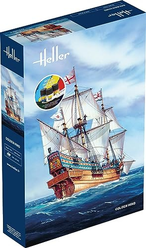 Heller 56829 STARTER KIT Golden Hind 1/96