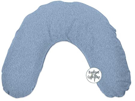 Theraline Reise Nackenkissen mittel, Ergonomisches Nackenstützkissen für optimalen Komfort, Nackenhörnchen individuell anpassbar durch Mikroperlen, Schlafkissen 100 cm x 21 cm