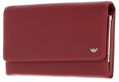 Golden Head Leder Geldbörse Polo RFID Protect Damenbörse 2821 Rot dunkelrot