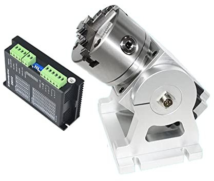 Moteur pas à pas CNC Réducteur planétaire un 4ème axe rotatif 3 mâchoire chuck 100 mm NEMA 34 Ratio de réduction de la vitesse 10: 1 CNC Graver des machines-outils Pour routeur de tour de fraiseuse CN