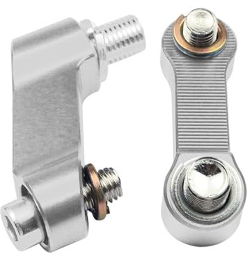 Adaptateur de montage de rétroviseur de moto | Support de rétroviseur de guidon | Extension de montage de rétroviseur en alliage d'aluminium, accessoires de modification de moto