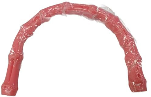 SQMSK 2 Pezzi 18 cm Manici per Borse in bambù Imitazione Manici per Borse Manici per Borse di Ricambio per Borse da Spiaggia Fatte a Mano Manici per Borse in Paglia