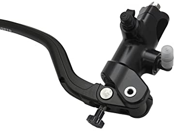 Pompa Freno - Lavorata CNC - 16X16 Con Corpo Pompa Anodizzato, Leva Fissa Lunga Nera (Pomello+Leva) per GAS GAS MC (CC 250) 2T 2021-2023