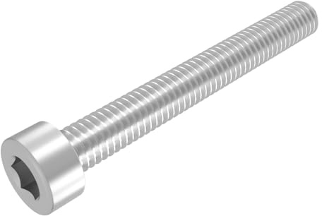 SECCARO Zylinderschraube M2 x 16 mm, Edelstahl V2A VA A2, DIN 912 / ISO 4762, Innensechskant, Vollgewinde, 20 Stück