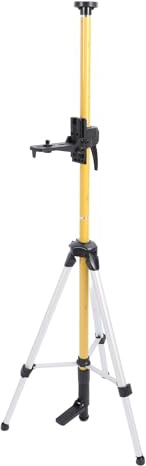 Wakects Aluminum Alloy Lasers Telescopic Level Mounting Pole with 1/4-20 Thread Bracket for Rotating and Line Leveler