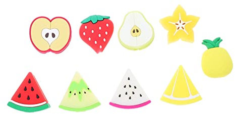 GAROZATION 9pcs Fruit Protective Cover Cable Lines Cover Charging Cable Protector for Unique Line Protector Compatible Data