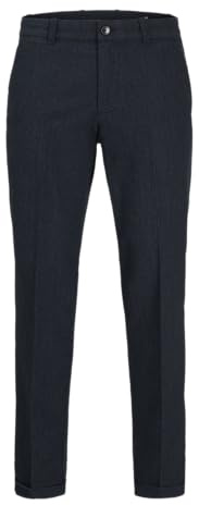 JACK & JONES Jpstace Henry Chino Sn, marinblå blazer, 30W / 34L